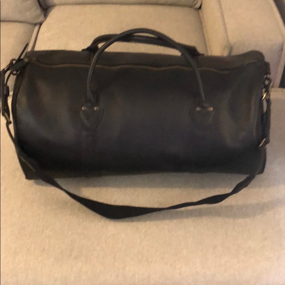 L.L. Bean 100% Leather travel duffle bag.